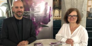 Heike Davidson und Philipp Bäumer beim Münchner Stiftungsfrühling 2022